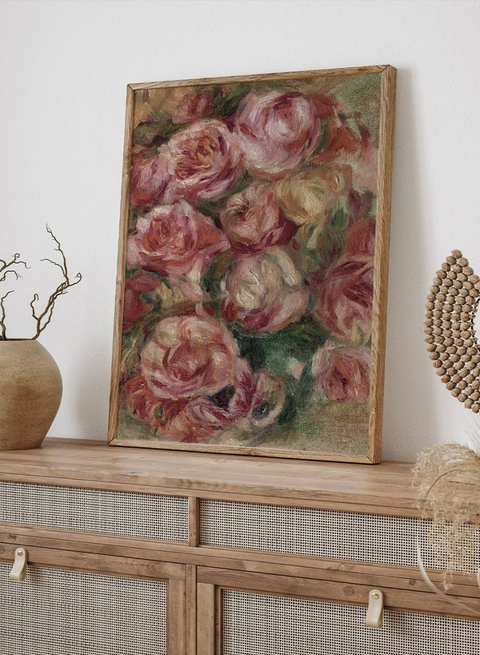 "Throw of Roses" Art Print_Sugar & Canvas_Pierre-Auguste Renoir