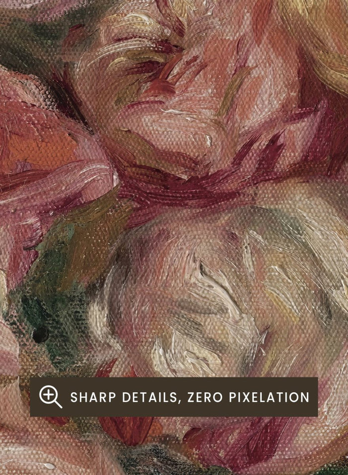 "Throw of Roses" Art Print_Sugar & Canvas_Pierre-Auguste Renoir