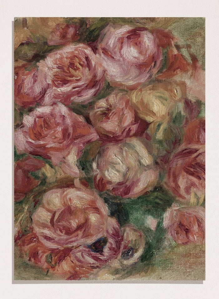 "Throw of Roses" Art Print_Sugar & Canvas_Pierre-Auguste Renoir
