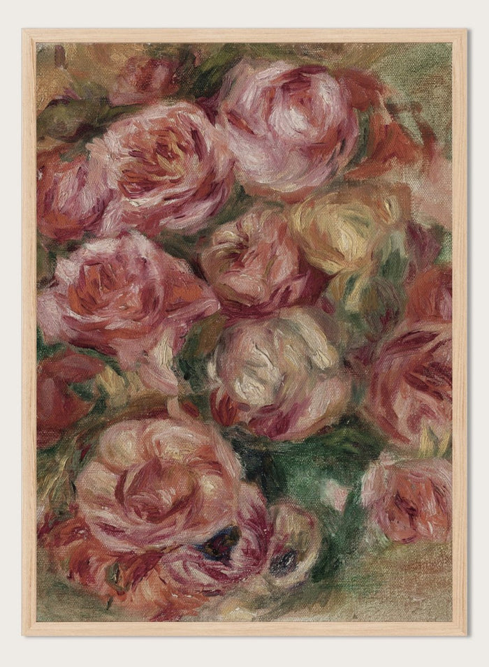 "Throw of Roses" Art Print_Sugar & Canvas_Pierre-Auguste Renoir