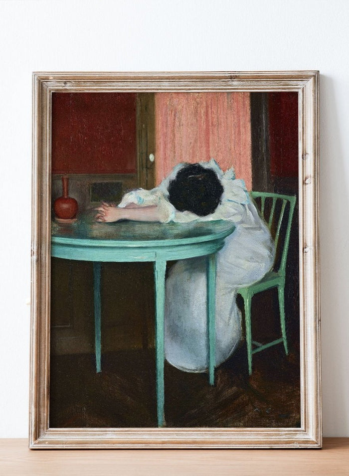 "Tired" Art Print_Sugar & Canvas_Ramon Casas