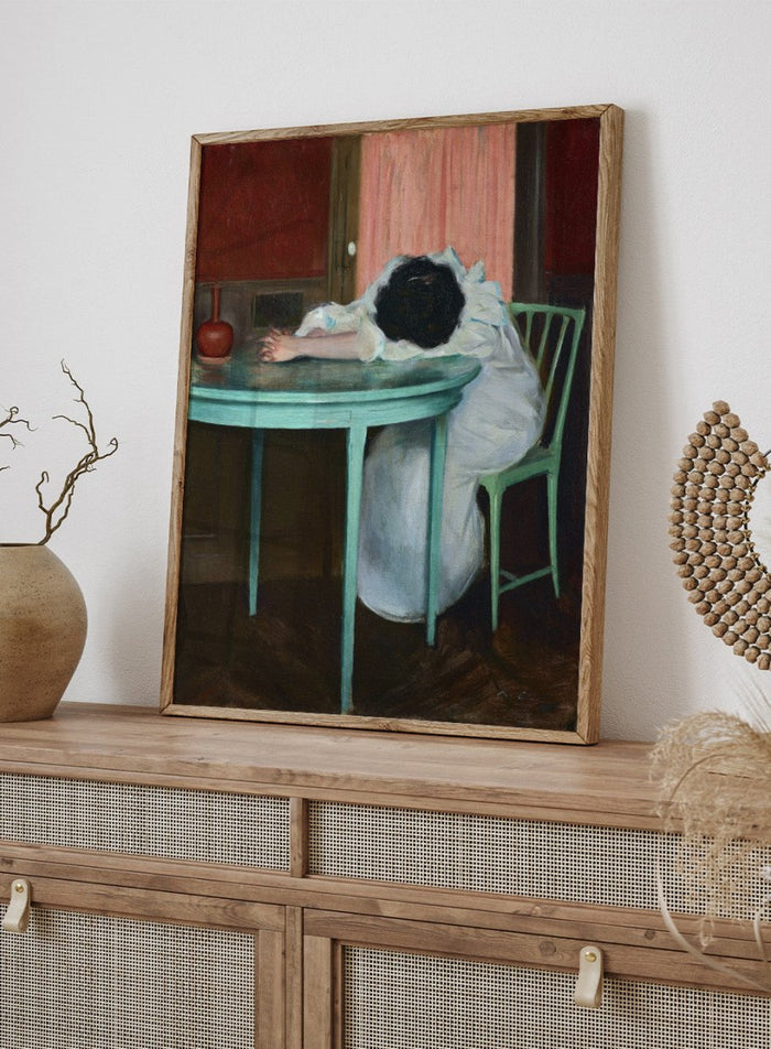 "Tired" Art Print_Sugar & Canvas_Ramon Casas