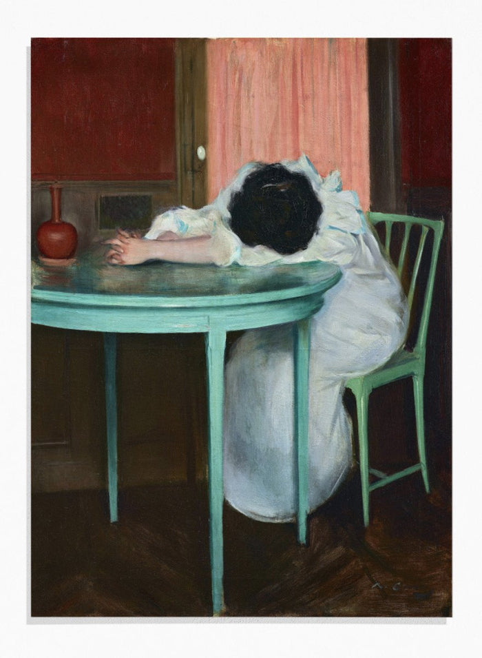 "Tired" Art Print_Sugar & Canvas_Ramon Casas