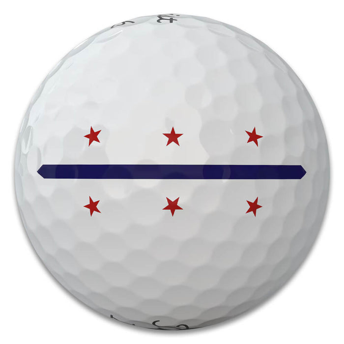 Titleist Limited Edition Pro V1 Aim Red, White & Blue 1776 Golf Balls