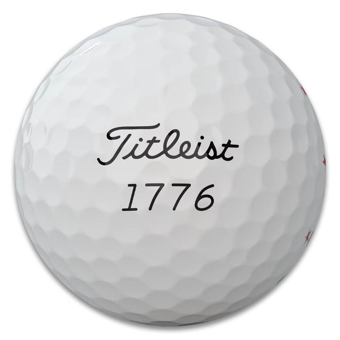 Titleist Limited Edition Pro V1 Aim Red, White & Blue 1776 Golf Balls