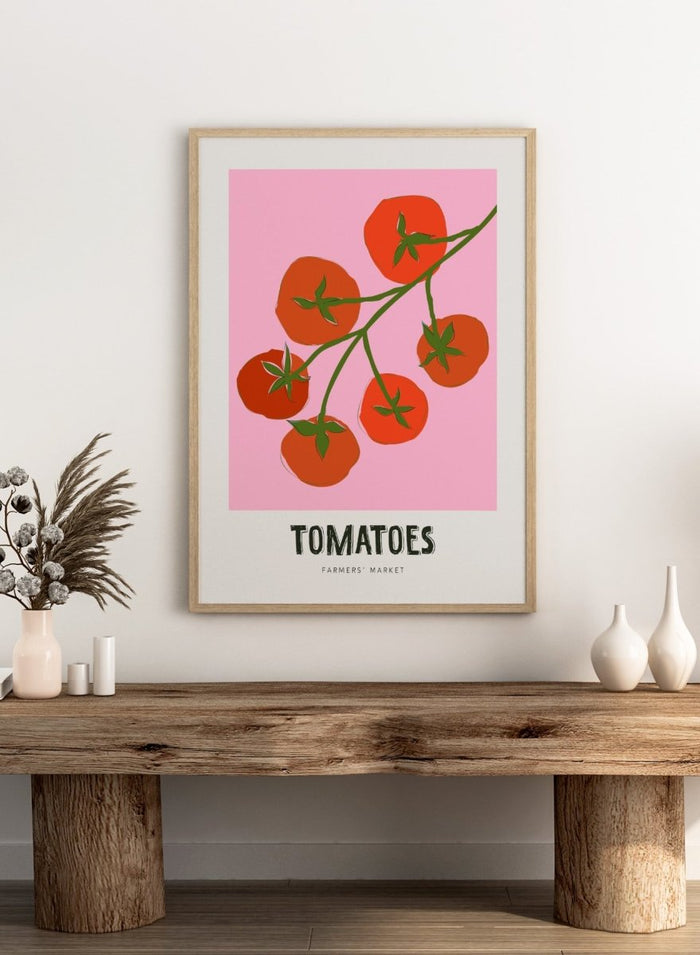 ‘Tomatoes on the Vine’ Aesthetic Art Print_Sugar & Canvas_Sugar & Canvas
