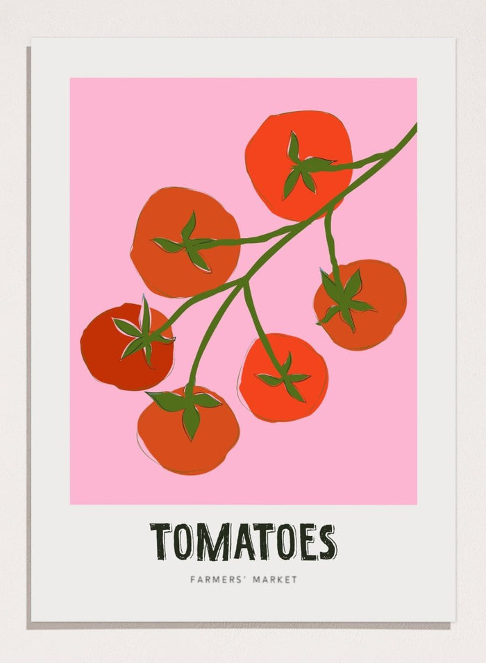 ‘Tomatoes on the Vine’ Aesthetic Art Print_Sugar & Canvas_Sugar & Canvas