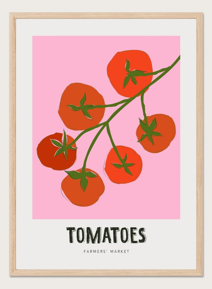 ‘Tomatoes on the Vine’ Aesthetic Art Print_Sugar & Canvas_Sugar & Canvas