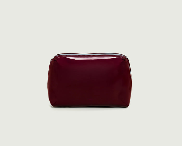 Hibiscus::Travel Pouch  brown  front