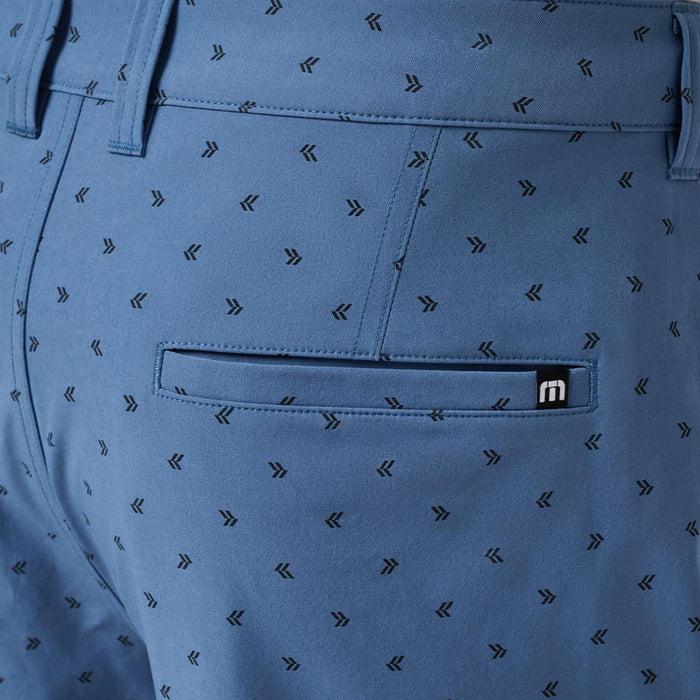TravisMathew Beck Print Golf Short Blue Horizon Geo - SS26 Men
