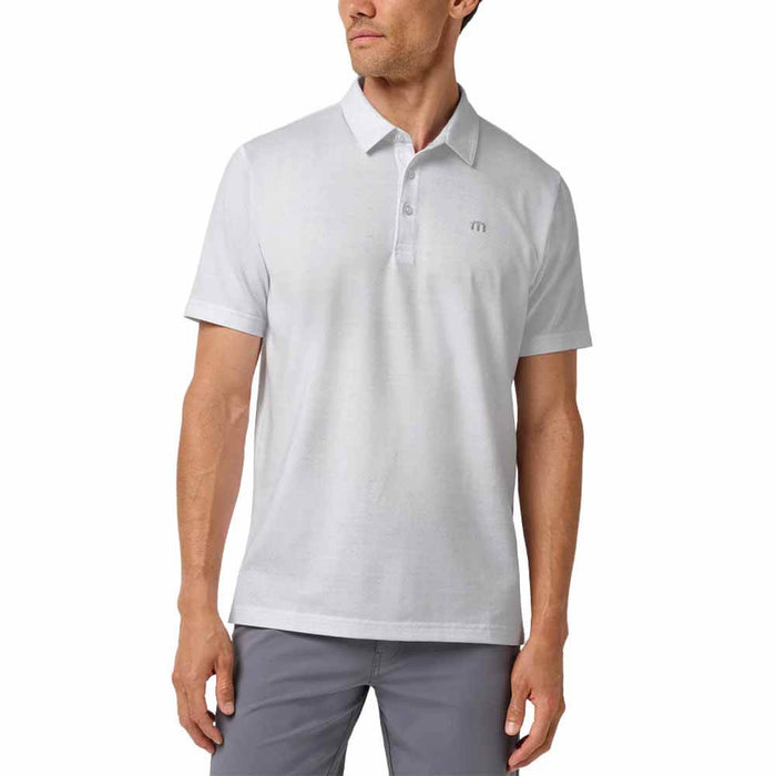 TravisMathew Featherweight Trophy Ready Golf Polo White - FW26 Men