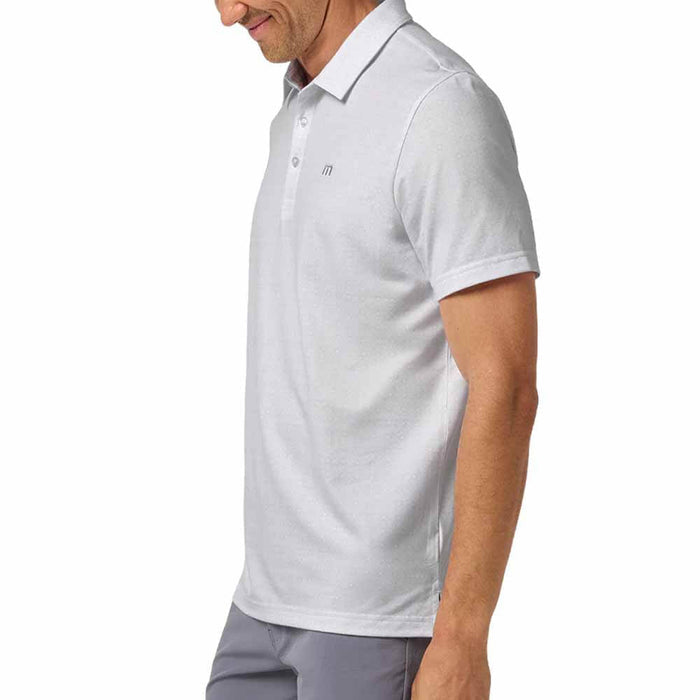 TravisMathew Featherweight Trophy Ready Golf Polo White - FW26 Men