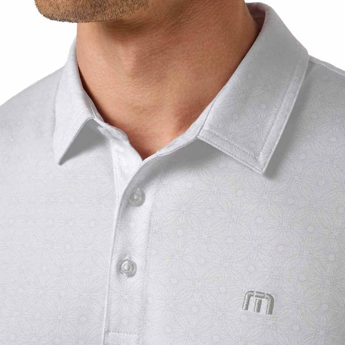 TravisMathew Featherweight Trophy Ready Golf Polo White - FW26 Men