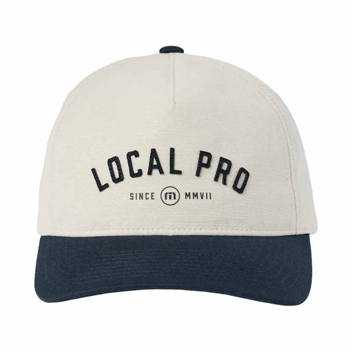 TravisMathew Local Pro Snapback Golf Cap Italian Sand - FW26 Men