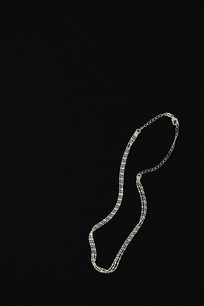 Triple Strand Beaded Necklace