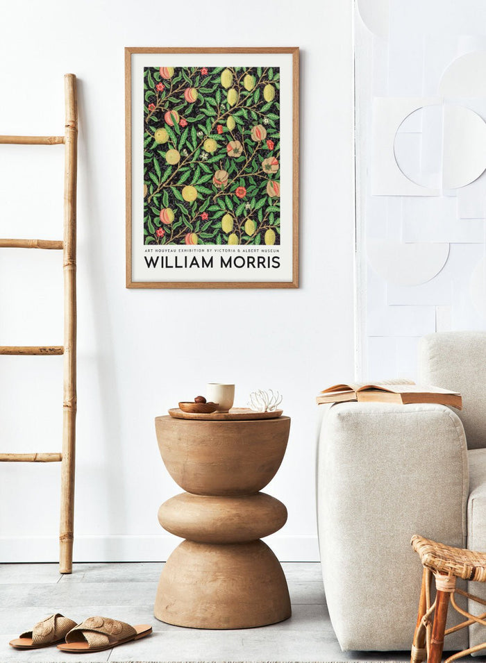 Tropical Fruits by William Morris Print_Sugar & Canvas