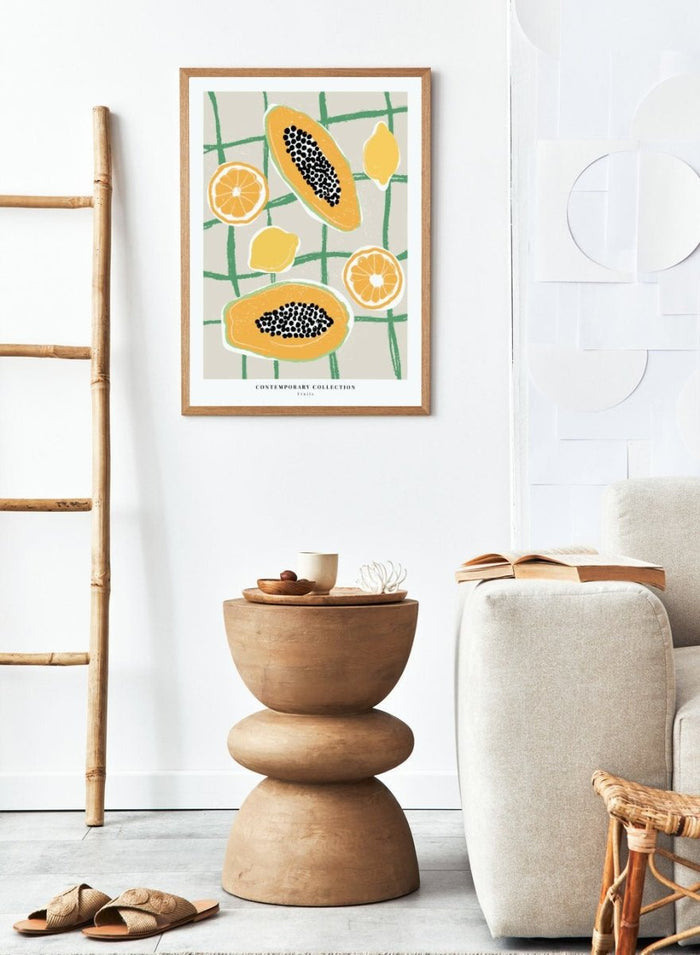 Tropical Fruits Kitchen Illustration Art Print_Sugar & Canvas_Sugar & Canvas