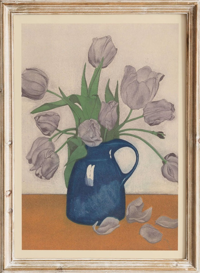 "Tulips in a Vase" Art Print_Sugar & Canvas_Frans Everbag