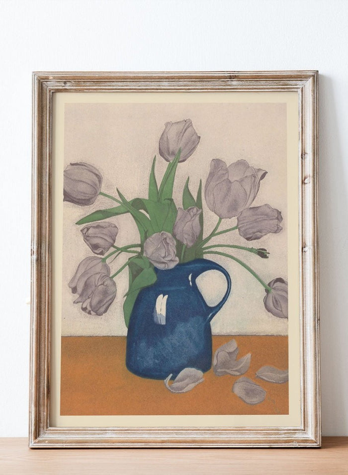 "Tulips in a Vase" Art Print_Sugar & Canvas_Frans Everbag
