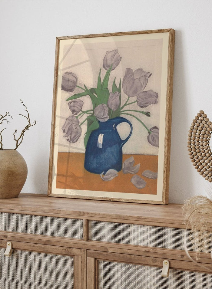 "Tulips in a Vase" Art Print_Sugar & Canvas_Frans Everbag