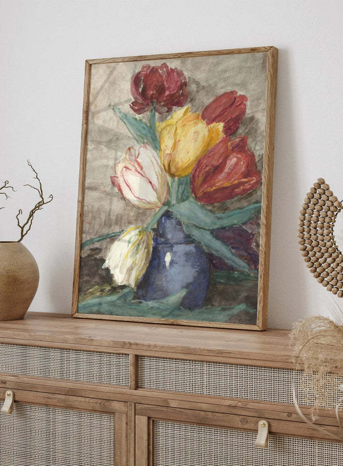 "Tulips in a Vase" Art Print_Sugar & Canvas_Sientje van Houten