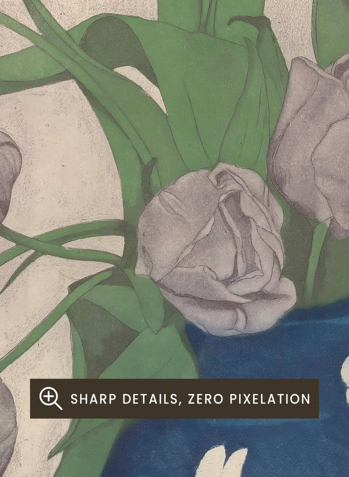 "Tulips in a Vase" Art Print_Sugar & Canvas_Frans Everbag