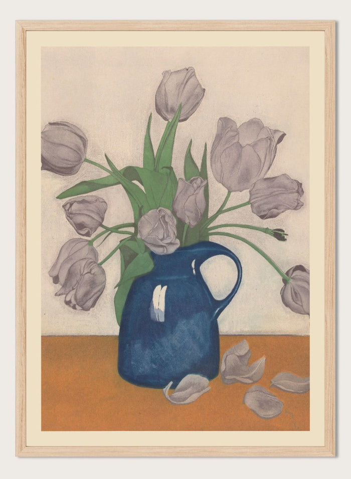 "Tulips in a Vase" Art Print_Sugar & Canvas_Frans Everbag
