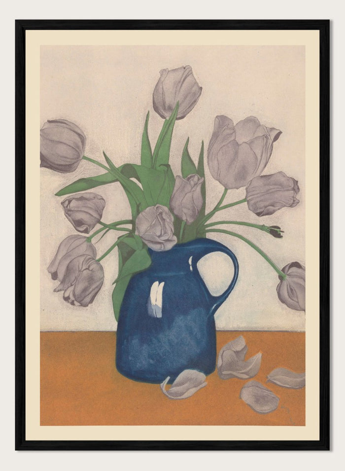 "Tulips in a Vase" Art Print_Sugar & Canvas_Frans Everbag