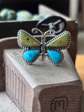 Turquoise Butterfly Ring Size 6 | 925 Sterling Silver A100