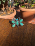 Turquoise Butterfly Ring Size 8 | 925 Sterling Silver C855