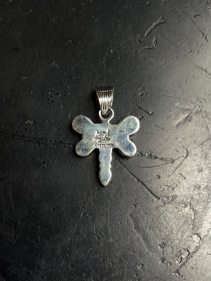 Turquoise Dragonfly Pendant | 925 Sterling Silver E269