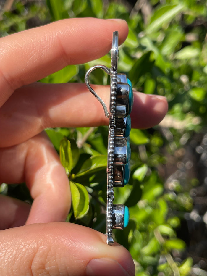 Turquoise Dragonfly Pendant | Sterling Silver 925 B701