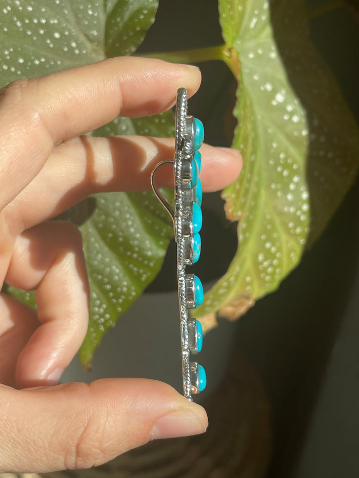 Turquoise Dragonfly Pendant | Sterling Silver 925 B835
