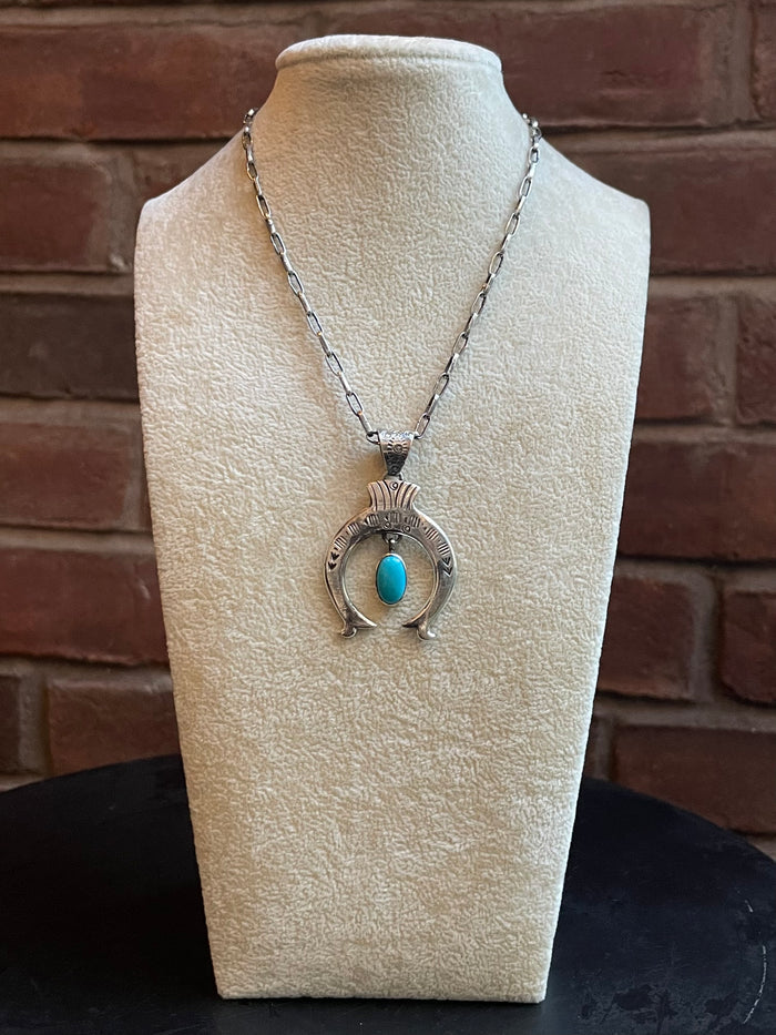 Turquoise Naja Pendant | 925 Sterling Silver E278