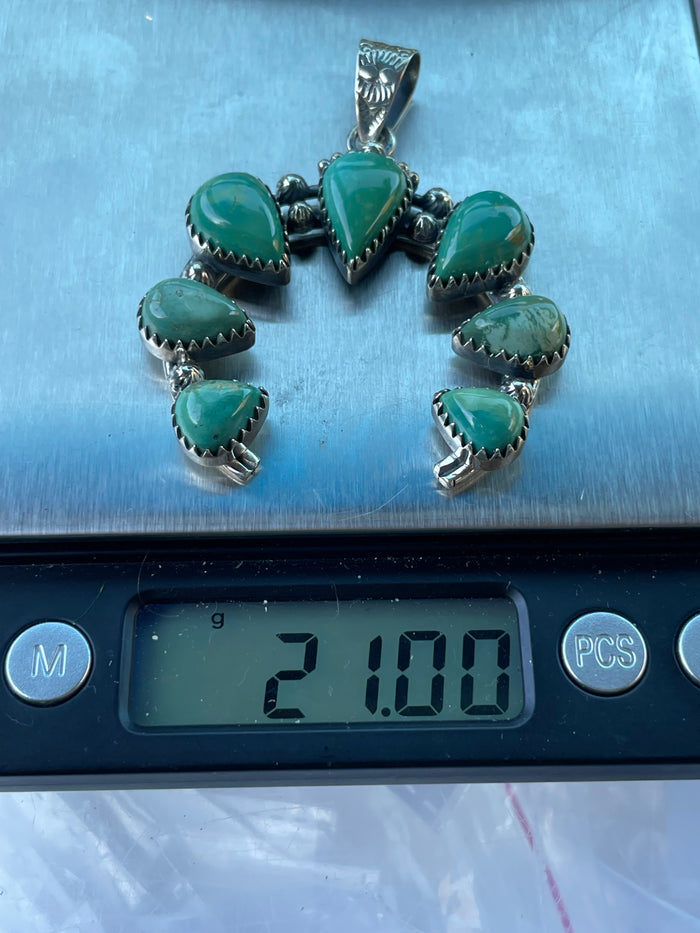 Turquoise Naja Pendant | Sterling Silver 925 C778