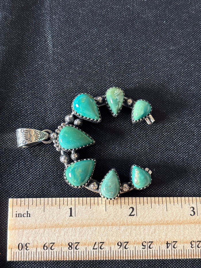 Turquoise Naja Pendant | Sterling Silver 925 C778