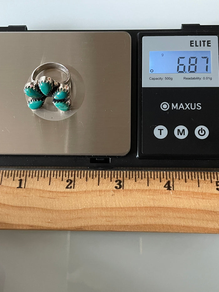 Turquoise Naja Ring Size 6 | 925 Sterling Silver G272