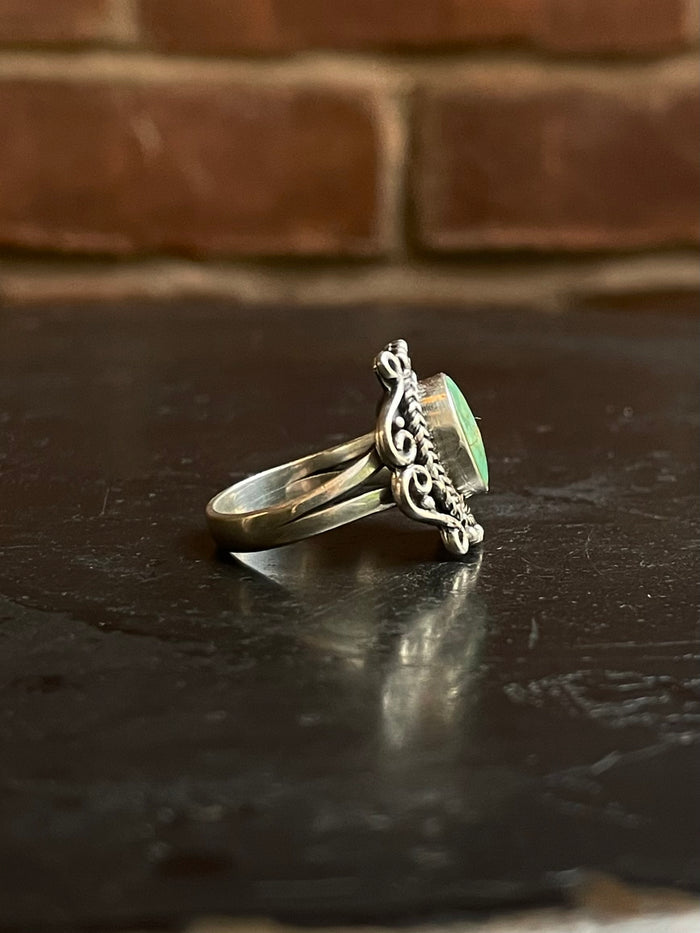 Turquoise Ring Size 7.5| 925 Sterling Silver G288