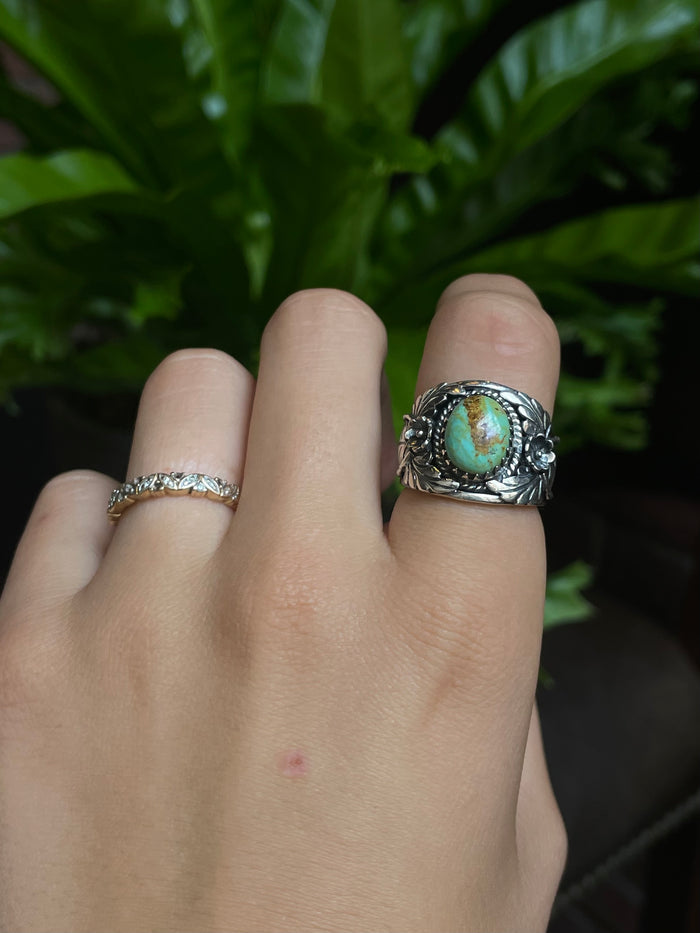 Turquoise Ring Size 8 | 925 Sterling Silver G287