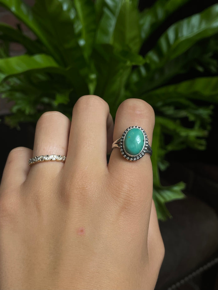 Turquoise Ring Size 8.75 | 925 Sterling Silver G286