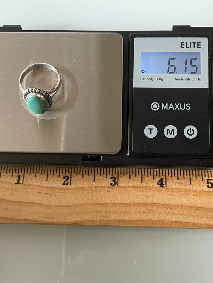 Turquoise Ring Size 8.75 | 925 Sterling Silver G286
