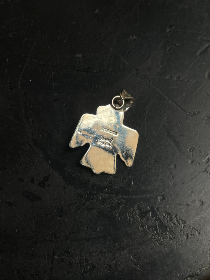 Turquoise Thunderbird Pendant | 925 Sterling Silver E220