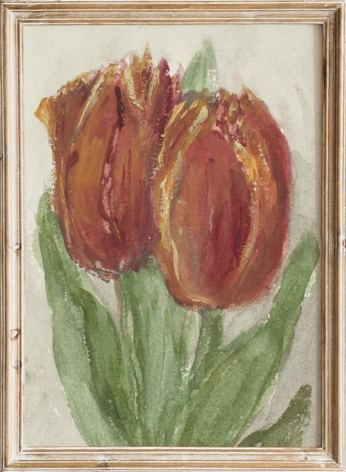 "Two Red Tulips" Art Print_Sugar & Canvas_Sientje van Houten