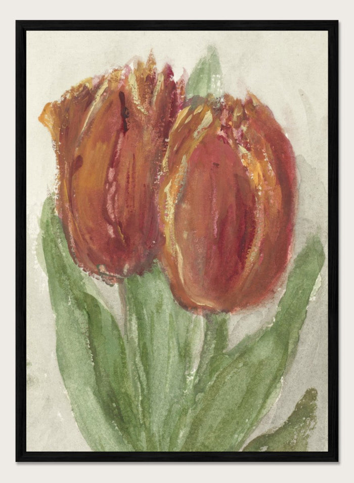 "Two Red Tulips" Art Print_Sugar & Canvas_Sientje van Houten