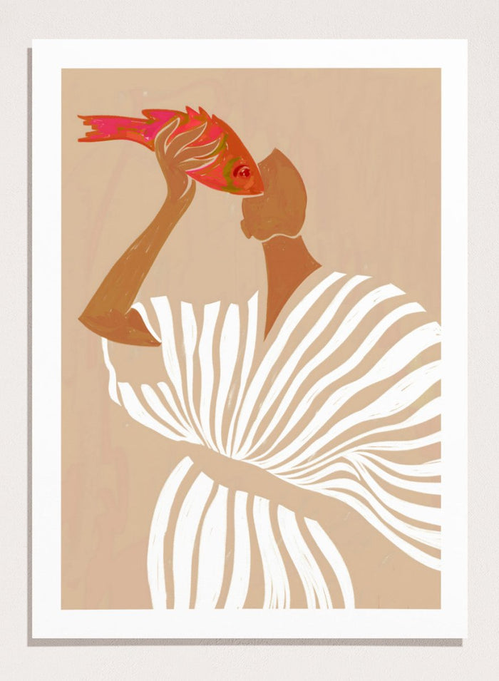 A4/8x12 inches (Framing Available) / Unframed Print Only