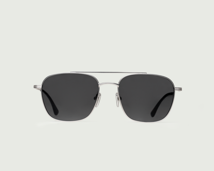 Chrome::Val Sunglasses pilot silver metal front