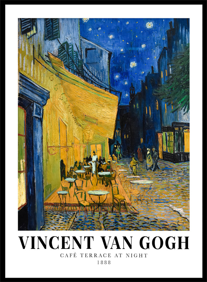 Van Gogh Cafe Terrace at Night 1888 Art Print