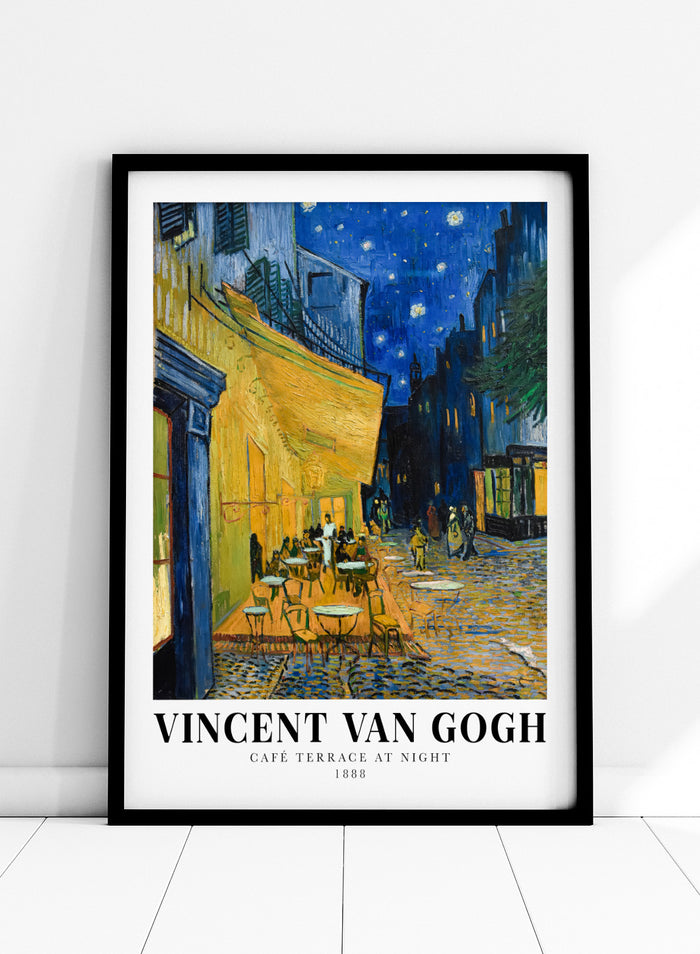Van Gogh Cafe Terrace at Night 1888 Art Print