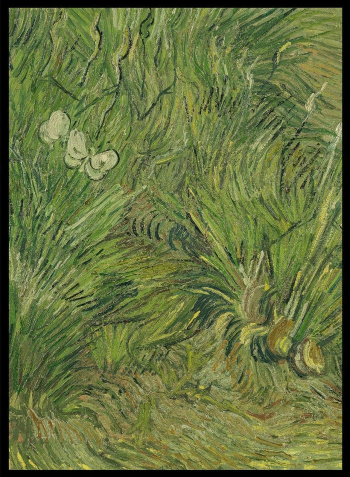 Van Gogh Garden with Butterflies Art Print_Sugar & Canvas_Vincent Van Gogh
