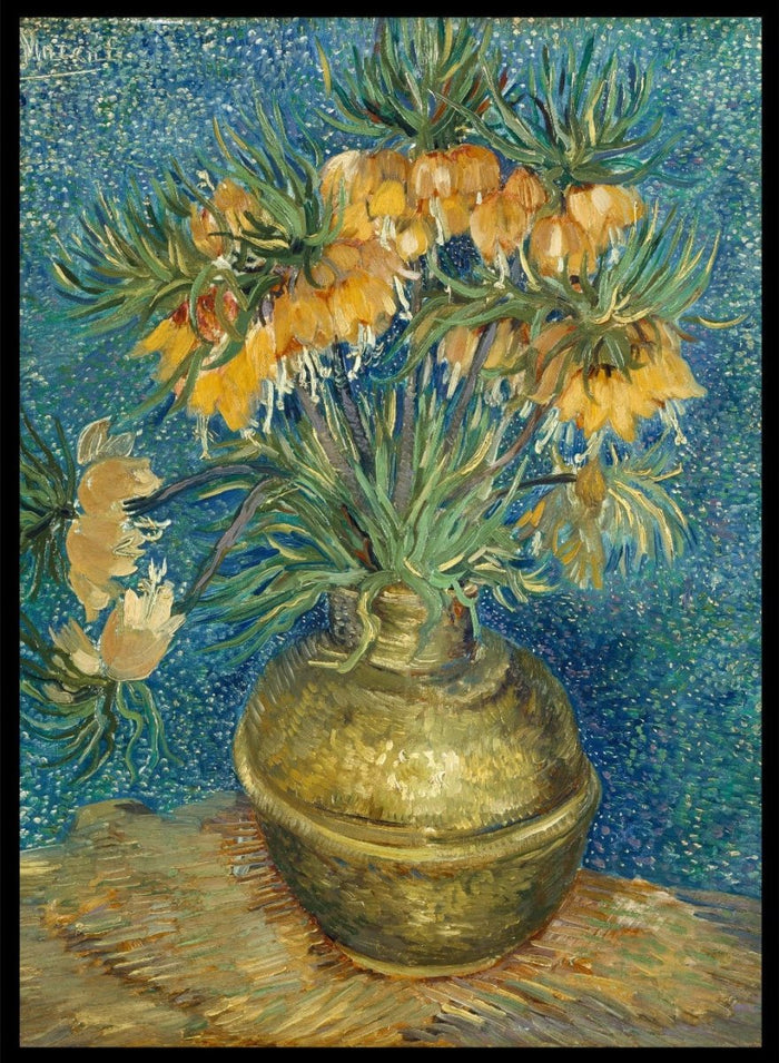 Van Gogh Imperial Fritillaries in a Copper Vase Art Print_Sugar & Canvas_Sugar & Canvas